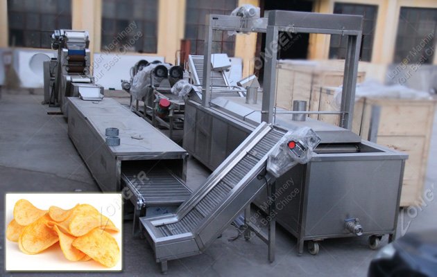 Compound Potato Chips Production Machine For Sale