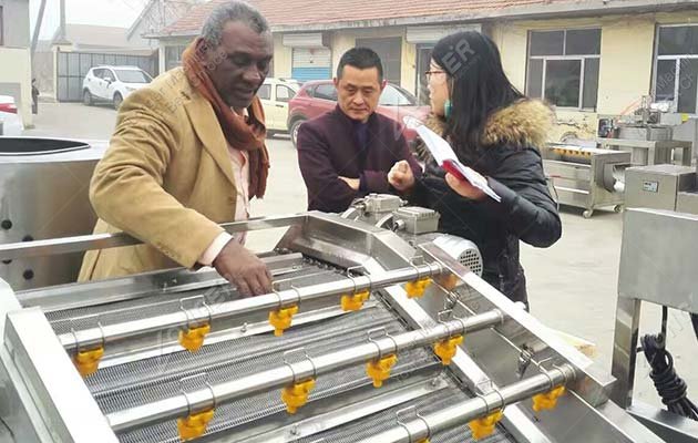 Sudan Customer Visited Dates Cleaning Machine Plant