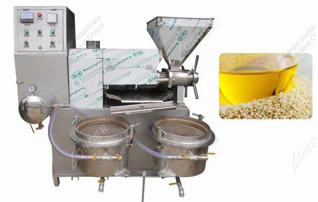 Peanut Oil Extraction Machine|Sesame Oil Expeller Machine LGYL-80A
