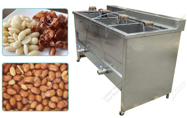 Automatic Almond Peanut Blanching Machine in China 48 KW