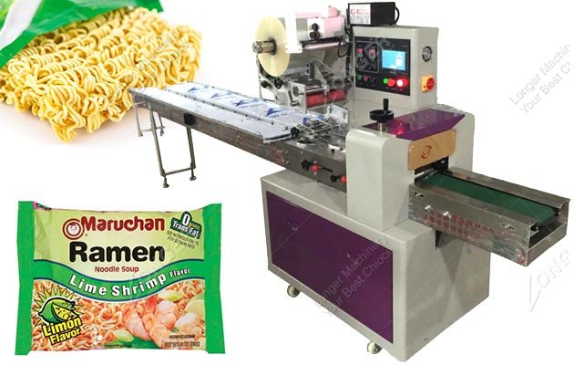 Automatic Pillow Instant Noodle Packaging Machine 40-230 Bags Per Minute