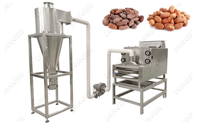 Automatic Cocoa Bean Peeling Machine 500 KG