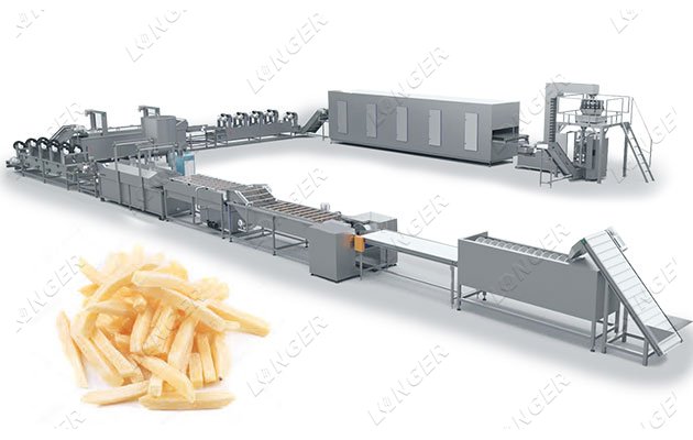 Fully Automatic Frozen French Fries Production Line