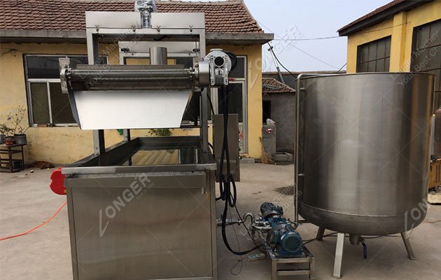 Continuous Snack Frying Machine