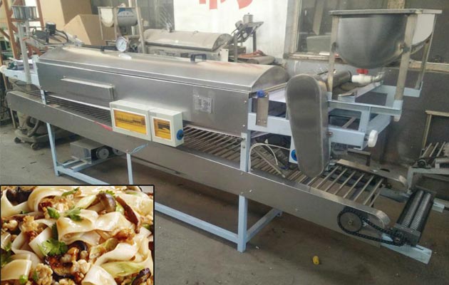 commercial chow fun making machine
