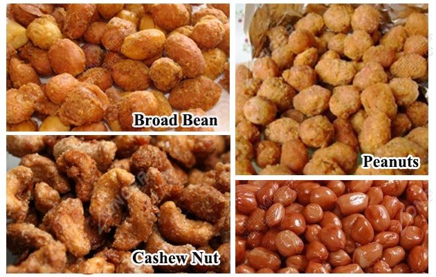 Coated Nuts Frying Machine for Sale