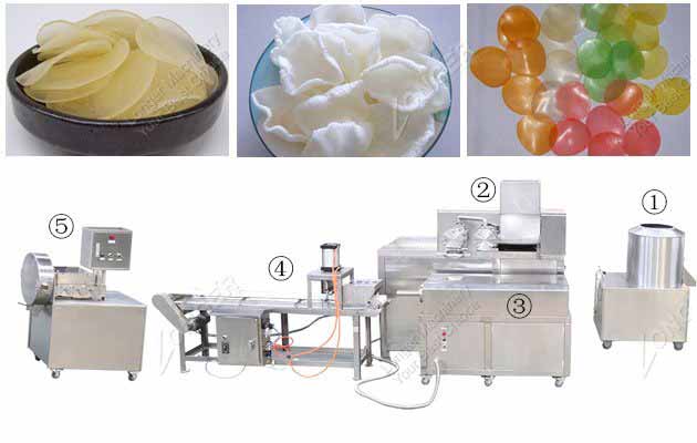 Vietnam Prawn Cracker Making Machine|Snack Cracker Production Line