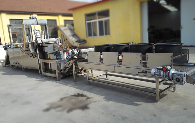 groundnut frying machine