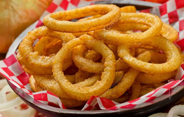 Fried Onion Rings Frying Line