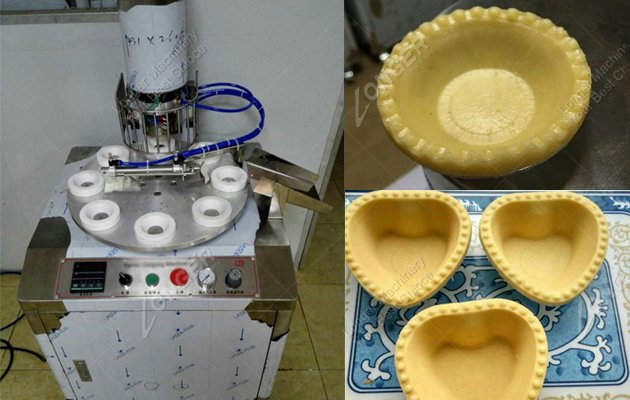 Egg tart forming machine